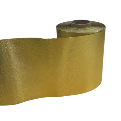 Folia Fryzjerska Aluminiowa Złota Ryflowana z Podajnikiem 100 metrów Folia Fryzjerska Aluminiowa Złota Ryflowana z Podajnikiem 100 metrów
