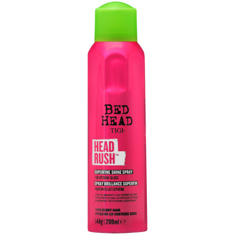 Tigi Bed Head Head Rush Superfine Shine - nabłyszczający spray do włosów, 200ml Tigi Bed Head Head Rush Superfine Shine - nabłyszczający spray do włosów, 200ml